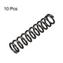 40mm Libre Longueur Ressort Acier Extension Ressort Noir 10Pcs