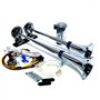 YIYDA Klaxon pneumatique 12V Klaxon de voiture argent 165db Support de bande de Klaxon de camion Corne de trompette à double tub