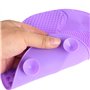 LEADSTAR 2 Pièces Tapis de Nettoyage de Brosse de Maquillage en Silicone avec Ventouse, Nettoyer les Pinceaux de Maquillage, Out