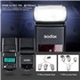 Godox TT350P Mini Flash Speedlite Compatible avec Appareil Photo Pentax TTL GN36 HSS 1/8000s 20PC Diffuseur de Filtre de Couleur