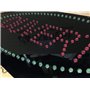 Enseigne lumineuse à LED Ouvert rouge/vert 60x30x2.5cm