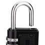 Lot de 4 verrous à combinaison, cadenas de combinaison à 4 chiffres pour voyage, 3 chiffres pour bagages, verrous à combinaison,