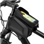 XRPRPX Sacoche de Cadre Velo Étanche Sac Cadre Vélo Téléphone Support de Téléphone Bicyclette Sacoche Vélo VTT Imperméable avec