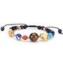 2 X Galaxy Système Système Bracelet Univers Neuf Planètes Étoile Perles De Pierre Naturelle Bracelets Bracelets Bracelets Réglab