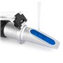 HHTEC 4-In-1 réfractomètre antigel éthylène glycol, propylène glycol, pour le point de congélation de l'eau de refroidissement,