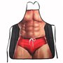 ABCTen Sexy Tablier de Cuisine Fun Fête Cadeau Tablier pour Homme Femme