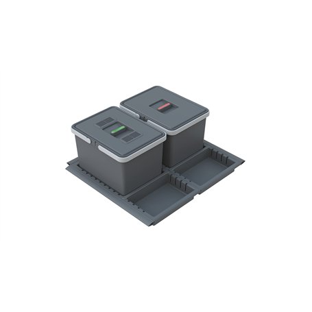 Elletipi Metropolis PTC22 06050 1F C10 PPV Poubelle de tri sélectif de tiroir