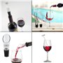 GWCLEO Tire Bouchon, Luxe Ouvre Bouteille Levier avec Boite Cadeau, Ensembles d'accessoires pour vin avec Coupe-Capsule,Aérateur