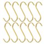 10pcs Crochets de Suspension en Forme de S,Crochets en Métal,Crochets de Suspension en Métal,Crochets Multifonctionnels pour Cui