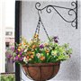 Jubaopen Support Plante Mural Suspension Mural Crochet Plante Suspendre Crochet en Fer Support de Pot de Fleur crochets muraux e