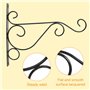 Jubaopen Support Plante Mural Suspension Mural Crochet Plante Suspendre Crochet en Fer Support de Pot de Fleur crochets muraux e