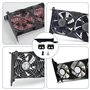 Lot de 22 supports de ventilateur pour radiateur d'ordinateur avec brosse et tournevis pour carte graphique 9 cm 12 cm