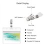 BELIOF 50 Sets de Clip à Badge et Porte-Badge Transparente Pour Suspendre Cartes d'Identité Outils pour Cartes Étudiants Infirmi