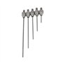 Lot de points de contact pour jauge de profondeur - Filetage M2.5 - Diamètre : 1 mm - Diamètre : 1 mm