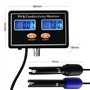 pH/EC Conductivité Mètre avec ATC Eau Qualité Testeur 0.0-14.0pH / 0~19.99ms/cm Aquarium, Hydroponique Outil