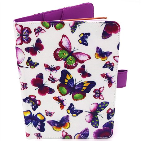 Protège Carnet De Santé Pour Bébé Fille – Motif Papillon – Format A5 15x21 cm – Rabats Pour Ranger Les Ordonnances