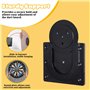 SLTAXAR Support de Fixation pour Fléchettes Support Mural Stable pour Fléchettes Support Cible de Fléchettes Fixation Fléchettes