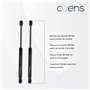 Jeu de 2 amortisseurs ou ressorts à gaz pour lit coffre 1150N boule-clip - Idéal pour lit coffre 135 cm - Cuens