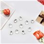 Dylan-EU 30 pcs Diamants Artificiels Verre Cristal Transparent Strass Décoratifs pour Cadeaux de Table Décoration de fête Mariag