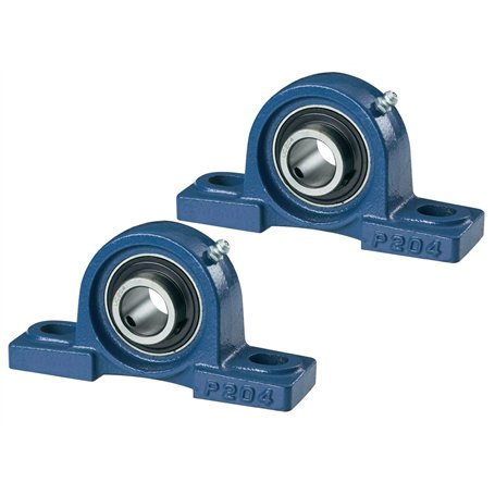 DOJA Barcelona | Palier Roulement UCP 206 | 2 Roulement De Bloc d'Oreiller | ⌀ Arbre 30mm | Corps de Palier en Fonte | Roulement