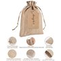 Sac Toile de Jute Pochettes avec 50 Pcs