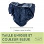 XARA - Slips jetables en TNT pour Hommes - Respirants et hypoallergéniques - Résistants - 100% recyclables - Bleu foncé - Paquet