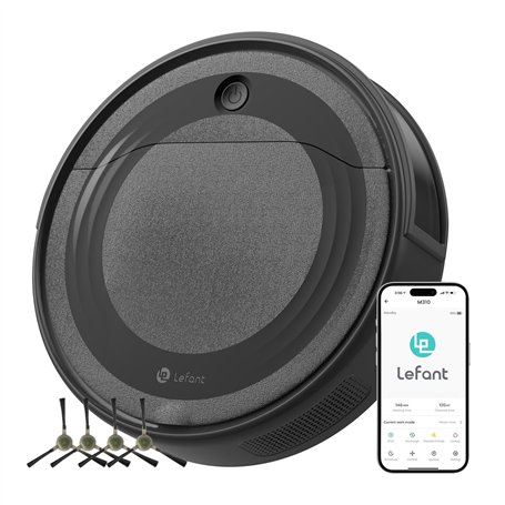 Lefant Aspirateur Robot 4500Pa d'Aspiration