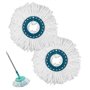 Lot de 2 têtes de rechange Clean Twist Disc Mop