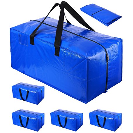 FAOKZE Lot de 5 grands sacs à vêtements avec poignées