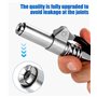 Zawaer Raccord de Pistolet à Graisse Coupleur pour Pompe à Graisse Embout Graissage avec Tuyau Flexible G Coupler Embout pompe a