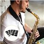 Anruyi 32PCS Coussin Embouchure Saxophone Patchs d'Embouchure Patch Saxophone Bec Saxophone Alto Bec Saxophone Alto Protege Bec 