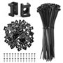 NAROSEBE 120 Pcs Attache Câble Électrique à Vis