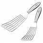 Set de Spatule de Cuisine Inox - 1x grande spatule cuisine pour le poisson et 1x petite spatule crepe avec Poignée ergonomique -
