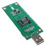 JSER Mini carte adaptateur PCI-E sans fil WWAN vers USB avec module de carte SIM et outils de test