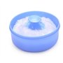 2pcs (bleu + rose) plastique recharge bébé enfant en bas âge soins de la peau après le bain cas poudre en vrac visage corps talc