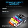 Smart Ink Compatible Remplacement des Cartouches d'encre pour HP 934 XL 935 XL 934XL 935XL High Yield 4 Pack (Noir & Cyan/Magent