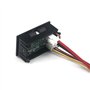 Taikuwu 0.28"4 bits DC0-100V 10A Voltmètre Ampèremètre Bleu + Rouge LED Amp double Voltmètre Jauge
