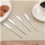 VANRA 5.8in 4 pièces ensemble de couteaux à dessert en acier inoxydable petit couteau à dîner pour enfants apéritif fruits colla
