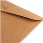VANRA Classeur à ficelle en kraft Enveloppe de classement Enveloppe de projet Pochette de documents Organisateur de lettres plat