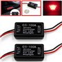Taikuwu 2PCS Contrôleur Stroboscope LED pour Feu Stop - Module Clignotant Sécurité Moto/Voiture/Camion 12-24V | Installation Fac