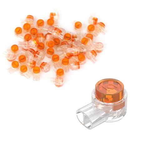 Switian Connecteur Épissure UY 2 Ports - 150 Pièces pour Câblage Téléphonique et Électrique