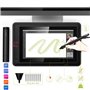 XPPen Tablette Graphique avec Ecran Artist 12 Pro Ecran Entièrement Laminé 11.6 Pouces 8 Touches de Raccourcis Stylet sans Pile