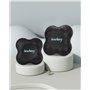 Yoga Genouillère 2Pièces,Yoga Coussin De Genou Pad Genouillère,Tapis Yoga Antidérapantsnoires 20 * 20cm, adaptées au Yoga Suppor