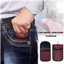 Signal Blocage Faraday Pochette Sac, 2 Pièces Mini Etui Anti RFID Clé Voiture Portable Protection Antivol Anti Piratage de Téléc