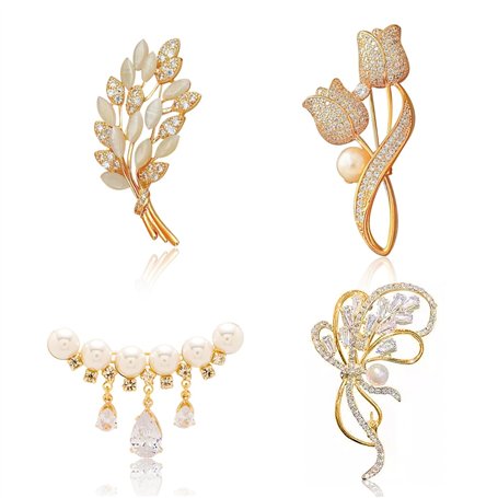 4 Pièces Broche Femme