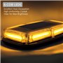 Justech Voiture Emergenecy Feux d'Avertissement Hazard Avertisseur Lumineux Lampes en Tête Base Magnétique Stroboscope Restaurat