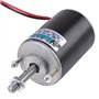 12V/24V 30W Mini Moteur à Courant Continu à Aimants Permanents Réversible CW/CCW Electrique Grande Vitesse Faible Bruit pour DIY