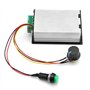 Contrôleur de Vitesse du Moteur avec Interrupteur d'Arrêt de Démarrage DC 6-60V 12V 24V 36V 48V 30A PWM DC Régulateur Sans à-Cou