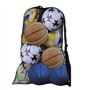DECARETA 72cm*100cm Sac pour Ballon de Basket Foot Grande Capacité Filet Rangement Ballon avec Bandoulière Sacs et Filets de Bal