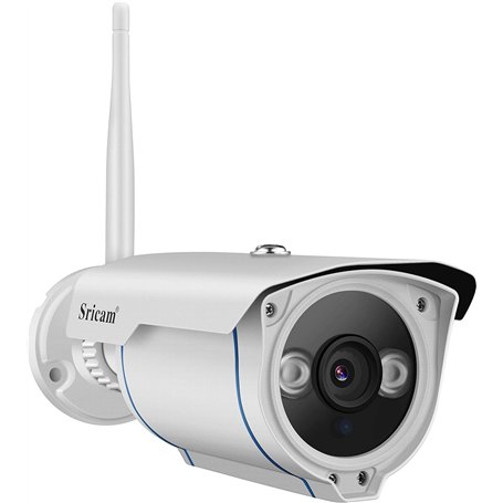 Sricam SP007 -S Caméra de surveillance WIFI externe supportant le NVR Caméra CCTV IP 3MP IP66 étanche
